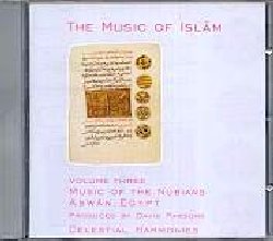 MUSIC OF ISLAM  3 :  MUSIC OF THE NUBIANS  (CELESTIAL HARMONIES)

Lungo la valle del Nilo si estendeva un tempo la Nubia, sede di un'antica civilt che fu purtroppo distrutta dal progetto degli Egiziani di arginare le rive del fiume. Il loro territorio venne inondato, la gente perse tutto quello che aveva e fu costretta a spostarsi: oggi, nonostante gli sforzi dei Nubiani di far sopravvivere la propria cultura, persi gli antenati, e la lingua che non  pi usata, di questo fiero popolo del Nilo ci rimane solo la musica a testimoniarne la straordinaria civilt. Registrato nel palazzo della cultura di Aswan (Egitto), Music of the Nubians, terzo volume della fortunata serie Music of Islam,  interpretato dalla famosa Aswan Troupe for Folkloric Arts. Originamente formato da appassionati impegnati ad allietare matrimoni e feste private, il gruppo si  presto sviluppato diventando molto conosciuto ed iniziando a partecipare a vari festival. Questo album regala all'ascoltatore l'ottima musica nubiana interpretata con gli strumenti tradizionali usati per accompagnare i canti e le danza come oud (liuto), tabla e tar (tamburo). Il canto tipico nubiano  basato sull'alternanza di un cantante solista e di un coro, ma lo spettacolo  reso ancora pi suggestivo da intricati schemi di battute di mani e piedi che tengono il ritmo della musica.