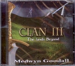 GOODALL MEDWYN :  CLAN III - THE LANDS BEYOND  (MG MUSIC)

Dopo il vasto successo ottenuto dal primo e dal secondo volume Clan - A Celtic Journey e The Scroll, Medwyn Goodall ha completato la sua trilogia celtica con il terzo ed ultimo album della serie: Clan III - The Lands Beyond, un album che ha tutte le carte in regola per diventare un classico nel suo genere. Interpretato con una passione tale da lasciare senza fiato e capace di trasportare l'ascoltatore in una realt parallela a quella in cui viviamo, Clan III - The Lands Beyond  un viaggio nel tempo e nello spazio. Le sonorit dal sapore celtico lasciano immaginare un gruppo di guerrieri che, riuniti all'ombra delle colline bagnate di pioggia, ascoltano i racconti di un vecchio cantastorie comparso dalla profonda nebbia. Come per magia ascoltando Clan III - The Lands Beyond si entra a far parte di quel gruppo di guerrieri e si ascolta rapiti le avventurose gesta di impavidi re e di strane creature alate che tanto tempo fa popolavano i cieli di una terra lontana...