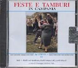 VARIOUS :  FESTE E TAMBURI  (ETHNICA)

Feste e Tamburi: Balli sul Tamburo, Balli Intrecciati, Canti Rituali - vol. 1. Dalla magia dei carnevali e delle feste religiose della Campania, le profonde sonorit di tamburo, castagnette e voci nei canti e nei balli (tarantella, ballo 'n copp'o tammurr, ballintrezzo e 'ndrezzata). Registrazioni dal 1981 al 1996. La collana discografica Ethnica, curata da Giuseppe Michele Gala e dall'Associazione Taranta,  un meraviglioso viaggio sonoro nella musica, nel canto e nella danza della tradizione popolare italiana. Tutti i documenti sonori presentati sono stati attinti direttamente dai suonatori tradizionali sul luogo di origine con registrazioni sul campo, talvolta durante lo svolgersi di eventi (feste, carnevali, veglie). Questi materiali sono occasioni irripetibili a causa della lenta rarefazione di memorie e di tecniche musicali in via di estinzione: suoni che evocano suggestioni e saperi di quell'ampio e variegato cosmo di strumenti, gusti e culture musicali che le varie regioni italiane ancora conservano nell'uso vitale o nella memoria. I cd hanno durata superiore a 70 minuti ed un libretto multilingue corredato di studi, testi, foto ed informazioni etnomusicali.