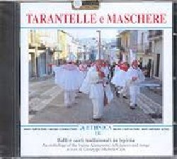 VARIOUS :  TARANTELLE E MASCHERE  (ETHNICA)

Tarantelle e Maschere: Balli e Canti Tradizionali in Irpinia - vol. 1. L'Irpinia  terra ricca di riti carnevaleschi, tra i quali grande importanza assumono alcune danze: lunghe e folli tarantelle con batticulo, quadriglia, valzer, polka e mazurka eseguite da voci, organetti, clarini e tamburi. Registrazioni dal 1984 al 1999. La collana discografica Ethnica, curata da Giuseppe Michele Gala e dall'Associazione Taranta,  un meraviglioso viaggio sonoro nella musica, nel canto e nella danza della tradizione popolare italiana. Tutti i documenti sonori presentati sono stati attinti direttamente dai suonatori tradizionali sul luogo di origine con registrazioni sul campo, talvolta durante lo svolgersi di eventi (feste, carnevali, veglie). Questi materiali sono occasioni irripetibili a causa della lenta rarefazione di memorie e di tecniche musicali in via di estinzione: suoni che evocano suggestioni e saperi di quell'ampio e variegato cosmo di strumenti, gusti e culture musicali che le varie regioni italiane ancora conservano nell'uso vitale o nella memoria. I cd hanno durata superiore a 70 minuti ed un libretto multilingue corredato di studi, testi, foto ed informazioni etnomusicali.