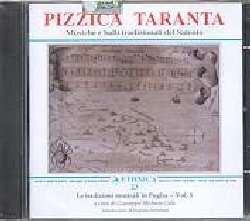 VARIOUS :  PIZZICA TARANTA  (ETHNICA)

Undici brani di pizzica e tanta musica di 'liscio' pugliese. Senza approfittare della moda pizzicarola di questi ultimi anni, esce il compact disc Pizzica Taranta sulla musica tradizionale del Salento. Il lavoro, in linea col profilo editoriale della collana discografica Ethnica specializzata nella diffusione di materiali etnomusicali provenienti dalla ricerca sul campo, presenta una ricca selezione di brani strumentali e cantati da ballo della provincia di Lecce e con qualche esplorazione anche nel Salento brindisino. Va precisato che la tradizione del ballo nel Salento non  fatta solo di pizzica, ma di un mondo di ballo da sala che ha contraddistinto la mentalit e la pratica di varie generazioni a partire dal XIX secolo: il compact disc accosta infatti alle 11 registrazioni di pizzica pizzica eseguite con variet di strumenti (voce, tamburello, organetto, violino, mandolino, chitarra, armonica a bocca, cupa cupa, sonagliera, nacchere) a melodie a scotis, polke, valzer, mazurke e quadriglie di composizione locale o appartenenti alla grande circolazione di musica da ballo di fine '800. Il viaggio musicale comincia con una lunga e affascinante pizzica tarantata indiavolata, suonata dal gruppo di musicoterapeuti resi noti dall'inchiesta demartiniana e carpitelliana (violino, organetto, chitarra e tamburello); nel brano uno Stifani in gran forma fa trillare il suo violino coi classici acuti tenuti che mandavano in visibilio le tarantate e canta egli stesso strofe del repertorio tarantistico. Segue una rara e beneseguita pizzica tarantata sorda, che tanto piaceva a Carpitella, funzionale a chi non riusciva a trarre beneficio dalle normali pizziche. E poi altre pizziche registrate dal vivo a Torrepaduli, a Nociglia, a Corigliano, a Carpignano fino a giungere in alcuni centri del brindisino per incontrare due particolari pizziche, una suonata col clarino da organici di banda di fiati ed una suonata col flauto e tamburo durante una festa religiosa. Vi sono due brani di scotis, divenuta merce rara di questi tempi nel Salento e testimonianza dell'ampia diffusione che tale modello coreutico ha avuto in ogni angolo della terra dove  giunta la cultura europea, cos come multiforme si presenta la quadriglia. Chiude l'album un frammento di un lungo e iterativo canto di una tarantata registrato in modo ardito e fortunoso nella cappella di Galatina nel 1982, a rimarcare la forte e plurisecolare connessione di questa terra con la sofferenza e la cultura del tarantismo.