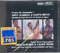 VARIOUS :  VENEZUELA - ARPA LLANERA & CANTO RECIO / MUSIC AND SONGS FROM THE STATES OF BARINAS AND APURE  (INEDIT)

In Venezuela esistono attualmente due tradizioni di musica per arpa: l'arpa llanera, dal nome delle grandi pianure Llanos nella parte sud del paese e l'arpa tuyera dal nome del fiume Tuy. Venezuela - Arpa Llanera & Canto Recio / Music and Songs from the States of Barinas and Apure  dedicato all'arpa llanera. Quando gli spagnoli arrivarono in Venezuela, intorno al 1500, fecero conoscere al popolo del luogo alcuni strumenti musicali tra cui la chitarra (vihuela) e l'arpa: quest'ultima riscosse particolare successo tanto che i venezuelani iniziarono a costruirne di varia misure e foggia, ma tutte con 32 chiavi corrispondenti a 32 corde. Inizialmente l'arpa veniva usata solo nei circoli religiosi , ma, nel XVII secolo, si diffuse velocemente anche in altri contesti. L'arpa veniva suonata dai meztisos, schiavi neri, come accompagnamento per il canto. Nell'ambito religioso questo strumento a corde veniva invece utilizzato come attrazione per i nativi che venivano successivamente cristianizzati. Dopo che i gesuiti lasciarono il Venezuela, i nativi continuarono a suonare l'arpa, ma alla loro maniera, diversamente da come si usava nei saloni aristocratici. Quando la musica da sala europea invase il sud America le regioni dei Llanos assorbirono alcune di queste influenze, ma la gente rimase fedele alla vecchia musica dell'era coloniale. La musica venezuelana per arpa  dunque un universo fatto di melodie, coreografie e canzoni dove gli strumenti principali sono l'arpa, il cuatro (piccola chitarra), le maracas (strumenti a percussione) e la bandola (strumento a corde). I brani presentati in Venezuela - Arpa Llanera & Canto Recio / Music and Songs from the States of Barinas and Apure sono stati selezionati da registrazioni fatte in Venezuela nel 1999, nello stato di Barinas, in uno sfondo naturale dove il legno e la pietra fanno da cassa di risonanza alle melodie. Le meravigliose musiche e le parti vocali proposti vengono appassionatamente interpretate da un gruppo di musicisti che ancora oggi tiene concerti a livello locale, aiutando la tradizione dell'arpa llanera a sopravvivere. L'album  arricchito da un libretto che racconta la storia della musica venezuelana con particolare riferimento alla tradizione musicale llanera.