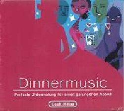 VARIOUS :  GAULT MILLAU DINNERMUSIC  (DINNERMUSIC)

Dinnermusic  una piccola serie del tutto speciale creata in collaborazione con la prestigiosa guida gastronomica Gault Millau che raccoglie splendide musiche ideali per accompagnare in sottofondo una cena con gli amici o come colonna sonora dei locali che preferiscono proporre qualcosa di meglio del solito chillout. Gault Millau Dinnermusic spazia con grande gusto tra ritmi latini e virtuosismi jazz a met strada tra classico e mainstream: melodie mai invasive appositamente selezionate per creare l'atmosfera giusta per una cena, un'aperitivo o per due chiacchere in compagnia sprofondati sul divano...