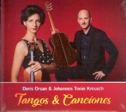 KREUSCH JOHANNES TONIO & ORSAN DORIS :  TANGOS & CANCIONES  (FINE MUSIC)

Johannes Tonio Kreusch, definito dalla rivista tedesca Akustik Gitarre Magazin uno dei chitarristi pi creativi di nostri giorni, presenta Tangos & Canciones, il suo nuovo album realizzato insieme alla sua storica partner artistica, la bravissima violinista Doris Orsan. Il nuovo album di casa Fine Music propone un repertorio molto particolare fatto di brani appartenenti alle tradizioni musicali di Argentina, Spagna e Cuba, ma il suo cuore pulsante sono due prime mondiali, due cicli musicali composti appositamente per il duo: l'opera in tre movimenti Tripticon Porteo del noto compositore di tango Maximo Diego Pujol e Cuatro Piezas en Estilo Tradicional Cubano, del compositore cubano Tulio Peramo Cabrera. Tango & Canciones propone inoltre le interpretazioni del duo della superba suite di Astor Piazzolla Historia del Tango, in cui il genio ripercorre la storia del tango, sempre dello stesso compositore, il celeberrimo Oblivion: suonati con violino e chitarra i due capolavori assumono un inedito ed interessante significato. La track listing di Tango & Canciones prosegue con Siete Canciones Populares Espaole e Danza Espaola No. 1 di Manuel de Falla, Agua e Vinho di Egberto Gismondi e si chiude con la splendida Una Cancion di Anibal Troilo, compagno e maestro di Piazzolla.