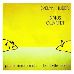 HUBER EVELYN & SIRIUS QUARTET :  PARA UN MEJOR MUNDO - FOR A BETTER WORLD  (FINE MUSIC)

Un'immagine vale pi di mille parole come si pu intuire guardando la copertina del nuovo album dell'arpista Evelyn Huber con il Sirius Quartett di Gregor Huebner, Para un Mejor Mundo - For a Better World, disegnata dal bassista dei Quadro Nuevo Didi Lowka. Ci sono due promontori che affiorano, a sinistra e a destra, dall'acqua stilizzata e su uno di essi ci sono i quattro strumenti del quartetto d'archi, mentre sull'altro l'arpa di Evelyn Huber. Quando si apre il digipack, gli strumenti fluttuano da un lato all'altro sotto il chiaro di luna a significare che quella distanza che separa i diversi strumenti come pure mondi vecchi e nuovi, musica classica, jazz e world music, pu essere annullata. Parallelamente agli studi classici presso l'accademia musicale di Monaco di Baviera, Evelyn Huber ha frequentato un workshop di jazz negli Usa ed ha iniziato a suonare con diverse band tra cui spicca Quadro Nuevo, la formazione del sassofonista Mulo Francel che si  guadagnata un posto di rilievo nel panorama world-jazz europeo. Mai stanca di imparare, Huber, che ha vinto per ben due volte il prestigioso premio Echo, ha deciso di prendere lezione di composizione: il suo amico compositore e musicologo Enjott Schneider le ha consigliato un insegnante proveniente dal campo del jazz che aveva appena ottenuto una cattedra a Monaco, ovvero Gregor Huebner. Pianista e violinista di successo, Huebner vive da circa vent'anni a New York e nel corso della sua carriera ha fatto parte di molte band, ha collaborato con il pianista Richie Beirach ed ha creato diverse formazioni tra cui il Sirius Quartet. Artista dal grande talento compositivo, Huebner unisce improvvisazione, sperimentazione, contrappunto tradizionale, strutture pop ed innovative pratiche di performance post-tonali. Non sorprendentemente, sin dalle prime lezioni, i due artisti hanno subito maturato il desiderio di un progetto comune. Il Sirius Quartet, composto da Fung Chern Hwei e Gregor Huebner al violino, Ron Lawrence alla viola e Jeremy Harman al violoncello  sembrato il mezzo perfetto per questa nuova avventura. Cos  nato Para un Mejor Mundo - For a Better World. Ogni musicista ha scelto dei brani per la tracklist, pezzi che dovevano rappresentare una sfida ambiziosa per questo line-up. Harman ad esempio ha scelto la sua splendida composizione Currents con echi di musica medievale e schemi che ricordano Philip Glass. Evelyn Huber ha scelto la sua composizione dal gusto orientale Nilade, scritta due anni prima durante una visita in Egitto con i Quadro Nuevo, la malinconica Adventure di Mulo Francel e la minimalista Evelyn's Song che il pianista Chris Gall ha scritto per lei. Naturalmente non poteva mancare Oblivion di Astor Piazzolla nella versione del quintetto a cui si aggiunge Impressiones Intimas di Federico Mompou, scelta da Gregor Huebner che ha anche composto la traccia da cui prende il titolo l'intero album. L'impressione generale  quella di un magico ed abbagliante caleidoscopio di possibilit musicali come solo lo straordinario incontro di un quartetto d'archi con un'arpa pu offrire. Tracce delicatamente elaborate, ipnotici dialoghi spontanei tra gli strumenti, impressioni elegiache e ritmi dinamici: Para un Mejor Mundo - For a Better World  un universo sonoro innovativo ed il nuovo ha spesso quello che serve per rendere il mondo un po' migliore. Il disco  disponibile anche su vinile.