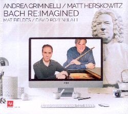 GRIMINELLI ANDREA / HERSKOWITZ MATT :  BACH RE:IMAGINED  (ENJA)

Descritto dal leggendario flautista inglese James Galway come il pi grande suonatore di flauto che  venuto alla ribalta della scena musicale negli ultimi anni, il trentaquatrenne Andrea Grimelli ha tenuto concerti in Europa, Asia ed America, esibendosi su alcuni dei palchi pi prestigiosi al mondo come la Scala, il Carnegie Hall ed il Suntory Hall, al fianco del suo mentore Luciano Pavarotti o ad alcuni dei principali musicisti dell'intero pianeta. Il pianista Matt Herskowitz  originario di New York, ma dal 1999 risiede a Montreal, in Canada. Diplomatosi alla Juilliard School di New York ed al Curtis Institute of Music di Philadelphia, Matt  stato membro del celebre Absolute Ensemble. L'idea di Bach Re:Imagined  nata durante una serata di concerti a Colonia. Herskowitz si trovava alla manifestazione con il suo trio, mentre Griminelli era intervenuto con un'orchestra da camera per suonare un concerto di Bach. Herskowitz racconta: Entrambi abbiamo osservato la performance dell'altro ed Andrea disse che aveva apprezzato i miei arrangiamenti di Bach. La sua performance del concerto di Bach per flauto in Re minore  stata semplicemente straordinaria. Andrea mi ferm e mi propose di fare un disco con i miei arrangiamenti di Bach. In quel periodo avevo lavorato solo a tre pezzi di Bach, cos l'idea di fare un intero album mi intrig molto, come pure la possibilit di lavorare con un solista come Andrea. Alla base del progetto c'era la volont di non stravolgere totalmente le opere del grande maestro: alcuni pezzi come Prelude from Violin Partita No. 3 in E Major ed il secondo movimento del F Minor Concerto iniziano con il tema intatto dell'originale. Gli arrangiamenti di Herskowitz creano una cornice nuova al brano, ma se anche l'atmosfera generale  stata ri-immaginata, l'essenza di Bach  del tutto integra. Bach Re:Imagined  un disco che insegna come la grande musica sia capace di cambiare, ma di rimanere nonostante tutto sempre se stessa.