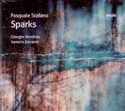 STAFANO PASQUALE :  SPARKS  (ENJA)

Pianista, compositore ed arrangiatore, Pasquale Stafano si  diplomato in pianoforte classico nel 1994 ed in jazz nel 2000 presso il conservatorio Umberto Giordano di Foggia. Oggi Stafano  professore ordinario di pianoforte jazz al conservatorio Luca Marenzio di Brescia ed ha al suo attivo collaborazioni con importanti musicisti della scena jazz internazionale come Javier Girotto, Gabriele Mirabassi, Fabrizio Bosso, Daniel Humair, Roberto Ottaviano, Adam Baldych e Gianni Iorio. Sparks  il nuovo disco del pianista insieme al suo trio composto da Giorgio Vendola (contrabbasso) e Saverio Gerardi (batteria, percussioni). Pubblicato da Enja Records, Sparks propone 8 composizioni originali di Stafano che riconfermano la capacit di questo artista di creare musica caratterizzata da una bellezza esteticamente impeccabile (Diskory Xeion, Cyprus).