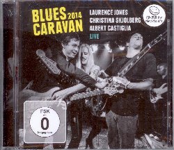 JONES LAURENCE / SKJOLBERG CHRISTINA / CASTIGLIA ALBERT :  BLUES CARAVAN 2014 (cd+dvd)  (RUF)

Ogni anno dal 2005, letichetta tedesca Ruf organizza un progetto chiamato Blues Caravan: viene data la possibilit a tre talentuosi artisti di esibirsi, offrendo loro la possibilit di farsi conoscere dal grande pubblico. Registrato al club Harmonie di Bonn, Germania, la sera del 9 febbraio del 2014, Blues Caravan 2014, box contenente un cd ed un dvd, ha come protagonisti il cantautore e chitarrista newyorkese Albert Castiglia, il bluesman inglese Laurence Jones e la cantautrice e chitarrista norvegese Christina Skjlberg. Affiancati da Roger Inniss al basso e Miri Miettinen alla batteria, i tre eccellenti artisti interpretano loro originali tratti da diversi album pubblicati da casa Ruf, oltre ad alcuni standard blues. Il risultato finale  un album fresco che trasuda tutta lenergia creativa ed interpretativa di Jones, Skjlberg e Castiglia. Oltre ai brani contenuti nel disco, il dvd di Blues Caravan 2014 propone le immagini di alcune ulteriori interpretazioni come Freddies Boogie di Freddie King e Cocaine di J.J. Cale. Coloro che amano il blues ad alta tensione dai toni rock, Blues Caravan 2014  unuscita da non perdere!