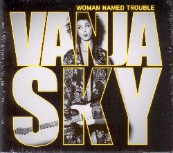 SKY VANJA :  WOMAN NAMED TROUBLE  (RUF)

Vanja Sky pu essere definita un'eroina del pop, una pistolera del blues-rock con una voce ardente, armata solo del suo sensazionale nuovo album pieno zeppo di moderni classici. Se si chiedesse alle persone intorno a me, mi descriverebbero come 'la donna chiamata Guai' racconta Vanja con un sorriso malizioso. Il disco contiene otto originali della musicista scritti insieme al chitarrista Robert Wendt, oltre a tre cover. Questo album ha un'atmosfera blues rock, ma con un tocco personale ed  molto pi duro del precedente Bad Penny, racconta la musicista croata. Il disco  stato registrato presso lo studio Schaltona di Amburgo con il produttore Roger Inniss e la band dell'artista che comprende Robert Wendt (chitarre, dobro), Artjom Feldtser (basso, voce) e Hanser Schueler (batteria, percussioni). La tracklist del disco si spinge oltre il blues rock per esplorare una miriade di generi a partire dal country blues di Hard Times , passando per il folk di What's Going On, per il rockabilly di Lets Go Wild, fino all'ipnotizzante ritmo del brano funky Troublemaker. Le cover sono un ulteriore godimento: l'interpretazione funky di Life is a Bitch di Luther Allison avrebbe divertito moltissimo anche il grande bluesman di Chicago. A soli 26 anni, Vanja Sky ha gi una carriera fiorente che l'ha portata dai piccoli pub di provincia a grandi tour internazionali. L'ultima parola su Woman Named Trouble spetta all'artista: Oltre ad esserci divertiti un sacco credo che abbiamo fatto un ottimo lavoro con la musica. Sono molto fiera di questo album.