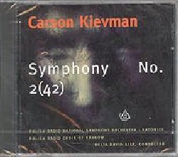 KIEVMAN CARSON :  SYMPHONY N 2 (42)  (NEW ALBION)

Noto per le sue produzioni artistiche, Carson Kievman  anche un compositore iconoclasta che in questo album propone per la prima volta i suoi lavori al pubblico. L'opera  stata commissionata dalla Florida Philarmonic Orchestra per commemorare il 200 anniversario della morte di Mozart ed  interpretata dall'Orchestra nazionale sinfonica della radio polacca - riconosciuta in ambito classico per le oltre 100 incisioni su Decca, Naxos, Point Music, EMI/La Voce del Padrone.