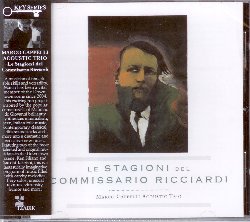 CAPPELLI MARCO :  LE STAGIONI DEL COMMISSARIO RICCIARDI  (TZADIK)

Key Series (file under avantgarde/jazz) - Marco Cappelli, Ken Filiano, Satoshi Takeishi. Musicista di grande talento e versatilit, Marco Cappelli  parte vitale della scena musicale Downtown sin dal 2004. Questo notevole progetto in trio ispirato dai noti gialli di Maurizio De Giovanni riesce a sintetizzare brillantemente minimalismo, jazz, tradizioni musicali popolari italiane, classica contemporanea, colonne sonore ed oltre, in una nuova musica profondamente evocativa. Insieme ad altri due talentuosi ed originali musicisti della scena Downtown new-yorkese, Ken Filiano e Satoshi Takeishi, Marco Cappelli propone un fantastico album di grande inventiva pieno di accattivamenti melodie, fieri assoli, virtuosismo e sense of humour.