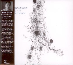 ZORN JOHN :  FRAGMENTATIONS, PRAYERS AND INTERJECTIONS  (TZADIK)

Archival Series (file under avantgarde/classical) - Arcana: David Fulmer, Kathryn Andersen, Erik Carlson, Caroline Chin, Tom Chiu, Jennifer Choi, Owen Dalby, Olivia De Prato, Elizabeth Derham, Emilie-Anne Gendron, Ken Hamao, Joyce Hammann, Conrad Harris, Nicole Jeong, William Knuth, Adda Kridler, Yon Joo Lee, Clara Lyon, Joshua Modney, Arthur Moeller, Esther Noh, Christopher Otto, Yuki Numata Resnick, Brendan Speltz, Ari Streisfeld, Asmira Woodward-Page, Gillian Gallagher, Stephanie Griffin, William Hakim, Jen Herman, Victor Lowrie, Ah Ling Neu, Jocelin Pan, John Pickford Richards, Denise Stillwell, David Wallace, Meghan Burke, Jay Campbell, Felix Fan, Erik Friedlander, Christopher Gross, Kevin McFarland, Michael Nicolas, Mariel Roberts, Fred Sherry, Jeffrey Zeigler, Doug Balliett, Brian Ellingsen, Zachary Hobin, Andrew Roitstein, Kris Saebo, Randall Zigler, Claire Chase, Barry Crawford, Sooyun Kim, Tara Helen O'Connor, Scott Bartucca, Jeffrey Reinhardt, Christa Robinson, Arthur Sato, Alicia Lee, Campbell MacDonald, Carol McGonnell, Rane Moore, Joshua Rubin, Brad Balliett, Rebekah Heller, Adrian Morejon, Natalie Pilla, Jon Carroll, Rachel Drehmann, David Peel, Kate Sheeran, Nathan Botts, Wayne Dumaine, Peter Evans, Gareth Flowers, Sam Armstrong, Kenn Finn, Dave Nelson, Dave Taylor, Dan Peck, Steven Beck, Bridget Kibbey, Matthew Gold, Alex Lipowski, Michael Truesdell, William Winant.  Prima pubblicazione dopo 15 anni di un'opera per orchestra di John Zorn, questo cd propone quattro delle composizioni dell'alchimista new-yorkese per ampia ensemble che comprendono le leggendarie Orchestra Variations (1996) commissionate dalla New York Philarmonic Orchestra ed il monumentale capolavoro Suppots et Suppliciations (2012) commissionata dalla BBC Symphony Orchestra ed ispirata agli ultimi scritti di Antonin Artaud. Fragmentations, Prayers and Interjections contiene anche l'interpretazione definitiva del concerto di Zorn per violino Contes de Fees, splendidamente interpretato da Chris Otto, e la ricca versione per orchestra d'archi della lirica Kol Nidre. Il cd  stato inciso da un'inedita e del tutto straordinaria orchestra di 83 elementi scelti uno ad uno tra i virtuosi della scena musicale new-yorkese, condotta dal maestro David Fulmer e registrata dal vivo al Miller Theatre in occasione del concerto per il 60 compleanno di Zorn. Musica spettacolare, intensa ed appassionata interpretata da 83 grandi maestri... un album davvero imperdibile e speciale!