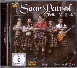 SAOR PATROL :  DVD / FOLK 'N' ROCK - SCOTTISH MEDIEVAL ROCK  (ARC)

Finalmente  arrivato in Italia il primo dvd dell'acclamatissima band scozzese dei Saor Patrol! Realizzato in un paio d'anni, Folk 'n' Rock - Scottish Medieval Rock propone le immagini tratte da alcuni dei concerti pi avvincenti che la formazione scozzese ha tenuto in varie parti del mondo. Con incursioni dietro le quinte oltre ad approfondimenti su altre attivit culturali praticate dai cinque musicisti, come la ricostruzione del villaggio medievale fortificato di Duncarron nella valle scozzese di Carron, il dvd di casa Arc offre un ritratto a tutto tondo di questa band internazionalmente nota per il suo rock celtico dalle sonorit medievali. Chi ha assistito a concerti della formazione non potr certo dimenticare l'energia emanata dai musicisti dalle lunghe barbe rosse: per coloro che non hanno avuto questa fortuna, Folk 'n' Rock - Scottish Medieval Rock  un'ottima occasione per regalarsi una forte scarica di adrenalina che solo il rock medievale scozzese dei Saor Patrol sa trasmettere.