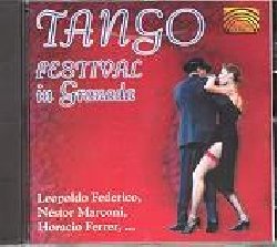 VARIOUS :  TANGO FESTIVAL IN GRANADA  (ARC)

Pietra miliare delle registrazioni di tango, quest'album rappresenta il sunto dello straordinario Festival Internazionale di Tango di Granada del 1993. Musiche dei pi grandi compositori tra cui Piazzolla, Stamponi, Discepolo, Federico alcuni dei quali on stage ad interpretare le proprie composizioni (da non perdere per esempio l'Orchestra Leopoldo Federico e lo stesso maestro virtuoso interprete di bandoneon). 