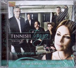 TANGO-ORKESTERI UNTO :  FINNISH TANGO VOL. II - KYLMA RAKKAUS  (ARC)

Contrariamente a quello che si potrebbe pensare, gli ingredienti principali del tango finlandese sono la passione ed il desiderio, elementi che la Tango-Orkesteri Unto sa esprimere al meglio. I sei talentusi musicisti della formazione che prende il nome da Unto Mononen, uno dei pi grandi rappresentanti di questa tradizione musicale, hanno portato il tango di origine finlandese verso nuovi ed insperati orizzonti. Mentre nell'album d'esordio, Finnish Tango, l'orchestra interpretava una raffinata selezione di tanghi finlandesi, in questo secondo e nuovo volume Finnish Tango Vol. II - Kylma Rakkaus i musicisti continuano ad esplorare alcuni tanghi classici finlandesi, ma presentano anche alcune nuove composizioni delle autrici Anna-Mari Kahara e Jussi Tuurna. Con un libretto contenente interessanti informazioni sulla formazione Tango-Orkesteri Unto e la sua musica, Finnish Tango Vol. II - Kylma Rakkaus  la riprova che la tradizione finnica del tango  viva e capace di arricchire con il suo personalissimo apporto questo genere musicale.