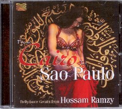 RAMZY HOSSAM :  FROM CAIRO TO SAO PAULO - BELLYDANCE GREATS FROM HOSSAM RAMZY  (ARC)

Hossam Ramzy  l'ambasciatore musicale d'Egitto nel mondo: ineguagliabile percussionista con alle spalle collaborazioni con alcuni dei pi noti musicisti al mondo come Peter Gabriel, Rolling Stones, Pino Daniele e Claudio Baglioni, solo per citarne alcuni, Ramzy ha appassionato milioni di persone con i ritmi infuocati delle percussioni egiziane, accompagnamento musicale ideale per la danza del ventre. From Cairo to Sao Paulo - Bellydance Greats from Hossam Ramzy propone alcune travolgenti composizioni del maestro, arrangiate pensando alle necessit dei ballerini. Accompagnate da tastiere, basso, sassofono, mizmar (oboe), fisarmonica e i flauti nay e kawala, le percussioni di Ramzy infuocano l'atmosfera con ritmi turbinosi che invitano il corpo a seguire l'energia della musica. From Cairo to Sao Paulo - Bellydance Greats from Hossam Ramzy, con un libretto contenente interessanti note informative sul musicista e le varie composizioni presentate,  un viaggio intorno al mondo del ritmo, un album imperdibile per tutti gli amanti della danza del ventre e degli infuocati ritmi arabi.