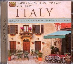 VARIOUS :  TRADITIONAL AND CONTEMPORARY MUSIC FROM ITALY  (ARC)

Traditional and Contemporary Music from Italy offre all'ascoltatore una bella panoramica di alcuni dei nomi pi significativi dell'attuale scena della musica popolare italiana, un viaggio sonoro che trasporta l'ascoltatore dal Piemonte alla Sicilia, passando per Veneto, Umbria, Lazio, Campania e Calabria. In compagnia di grandi interpreti come Elena Ledda, Lucilla Galeazzi, Tancaruja, Agricantus e molti altri ancora, l'ascoltatore intraprende un percorso musicale fatto di tanti stili tradizionali che si fondono armoniosamente con arrangiamenti e strumenti moderni. Traditional and Contemporary Music from Italy, con un libretto contenente interessanti informazioni su tutti i brani e gli interpreti proposti,  un album per conoscere meglio l'Italia e le tante eccellenze musicali che la caratterizzano.