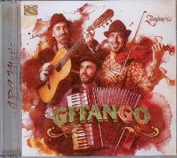 ZINGAROS :  GITANGO  (ARC)

La musica del trio Zingaros, ovvero Alejandro Montero, David Macchione e Alexander Gerate, nasce dall'unione dell'euforia della musica gypsy con la malinconia e la nostalgia del tango argentino. Gitango, il nuovo album della formazione, racconta le esperienza di vita dei gypsy dell'Europa dell'est attraverso accordi e sonorit che nascono dal tango argentino. Le canzoni, cantate in rumeno o russo, insieme ai brani strumentali evocano scenari tipicamente tzigani come il riunirsi intorno al fuoco ed il galoppo sfrenato dei cavalli e descrivono inoltre la bellezza impalpabile del vento, la positiva energia della danza e la gioia di amare. Gitango  un inusuale punto d'incontro che avvicina due universi musicali diversi, ma entrambi caratterizzati da una passionalit straordinaria che si manifesta in molti aspetti della vita. Nel libretto del cd si trovano preziose informazioni sugli interpreti.