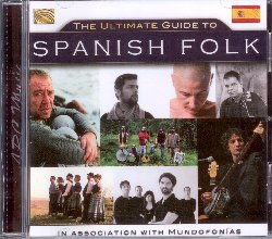 VARIOUS :  THE ULTIMATE GUIDE TO SPANISH FOLK  (ARC)

The Ultimate Guide to Spanish Folk  un'imperdibile raccolta di canzoni popolari spagnole, tradizionali e moderne, selezionate da Mundofonias, il pi importante programma radiofonico spagnolo dedicato alla musica etnica, curato da Juan Antonio Vazquez ed Araceli Tzigane. Le 18 tracce scelte rappresentano tutte le regioni e le relative province spagnole, anche la musica sefardita molto diffusa in queste terre, regalando all'ascoltatore uno splendido affresco della musica iberica, dalle sue origini ad oggi. Con un libretto contenente un interessante sunto della storia della musica di questo paese, esaustive informazioni sugli artisti che hanno preso parte al progetto, oltre ad un piccolo commento su ciascun brano presentato, The Ultimate Guide to Spanish Folk  un viaggio alla scoperta di una tradizione musicale ricca e variegata. Tra i musicisti coinvolti nel progetto di casa Arc ci sono Mercedes Peon, Ana Alcaide, Doa, Jose Antonio Ramos, Viguela, Miguel Gil e tanti altri ancora.