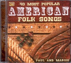 PAUL & MARGIE :  40 MOST POPULAR AMERICAN FOLK SONGS  (ARC)

Margie Butler e Paul Espinoza si sono conosciuti nel 1971 e, uniti da una forte passione per la musica folk americana, hanno fondato il duo Paul & Margie. La qualit lirica della voce di Margie, unita alle intense interpretazioni di Paul danno vita ad uno stile caldo ed appassionato che riflette perfettamente l'alto contenuto emotivo dei brani che interpretano. Il doppio album 40 Most Popular American Folk Songs contiene alcuni indimenticabili succesi come This Land is Your Land (Arlo Guthrie), Oklahoma Hills (Woody Guthrie), Freight Train (Elisabeth Cotton), Mr. Tambourine Man (Bob Dylan) e tanti altri ancora, per un totale di 42 canzoni e quasi 2 ora e mezza di ottima musica a stelle e strisce. Ascoltando 40 Most Popular American Folk Songs si percepisce la passione dei sogni, la verit della protesta e la speranza dell'amore che hanno animato quella generazione di musicisti che ha decretato il successo della musica folk americana. L'album  arricchito da un libretto contenente i testi e gli accordi per chitarra di ogni brano presentato.