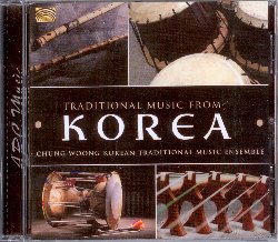 CHUNG WOONG KOREAN TRADITIONAL MUSIC ENSEMBLE :  TRADITIONAL MUSIC FROM KOREA  (ARC)

Traditional Music from Korea  una tavolozza colorata e variegata di musica coreana che propone sia le melodie solenni e contemplative della musica sacra e di corte, che quelle pi vivaci ed esuberanti del patrimonio rurale. I nove splendidi brani dell'album sono interpretati dai giovani e talentuosi musicisti del Chung Woong Korean Traditional Music Ensemble, utilizzando strumenti autentici tradizionali, alcuni dei quali hanno una storia lunga migliaia di anni. La musica tradizionale coreana si divide in due grandi filoni: chong-ak, che  la musica intellettuale, solenne, calma e contemplativa e minsok-ak, quella pi diretta ed esuberante in quanto legata alle emozioni. Traditional Music from Korea regala all'ascoltatore uno splendido affresco di una tradizione musicale poco nota, ma del tutto affascinante.