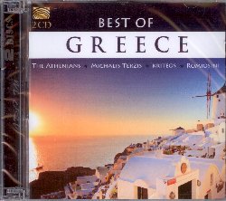 VARIOUS :  BEST OF GREECE  (ARC)

Il doppio album Best of Greece permette di rivivere i ricordi di un caldo viaggio in Grecia con le musiche tipiche che abbiamo ascoltato ad Atene o in una delle mille isole dell'arcipelago. Tra i 28 brani proposti, per quasi un totale di 100 minuti di musica, ci sono Chassaposerviko, Tsiminiera, Kotsaris, San Pethano Sto Karavi, Kalamata, Kopelia e Mes Sti Polis To Haman, tanto per ricordarne alcuni, veri classici della tradizione ellenica. Con la partecipazione di grandi interpreti come Michalis Terzis, uno dei pi importanti compositori greci contemporanei, The Athenians, gruppo storico con alle spalle quasi 30 anni di successi, i Talking to Charos e Kriteos & Romiosini, Best of Greece  una stupenda raccolta che passa in rassegna i vari stili musicali della penisola europea facendo pregustare all'ascoltatore la prossima vacanza in Grecia tra antichi templi e limpide acque turchesi.