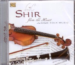 SHIR :  FROM THE HEART - JEWISH FOLK MUSIC  (ARC)

Il quartetto klezmer londinese Shir  specializzato in musica ebraica proveniente da varie tradizioni del mondo come quelle israeliana, ladina, yiddish, mizrani e sefardita. From the Heart - Jewish Folk Music  un'espressiva raccolta di musica folk ashkenazita, ossia di quegli ebrei discendenti dalle comunit medievali insediatesi nella valle del Reno o, pi in generale, nell'Europa orientale. I quattro eccellenti musicisti propongono energetici brani strumentali klezmer, canzoni yiddish, toccanti preghiere che si intonano in sinagoga ed alcuni splendidi esempi delle prime canzoni israeliane caratterizzate da un forte e positivo ottimismo. Con una strumentazione che comprende clarinetto, chitarre, violino e contrabbasso, From the Heart - Jewish Folk Music  un caleidoscopio di emozioni, colori, sfumature ed atmosfere, un album ideale per scoprire una parte parte significativa della cultura musicale ebraica.