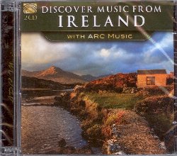 VARIOUS :  DISCOVER MUSIC FROM IRELAND  (ARC)

mid price - Dopo Discover World Music, Discover Music from Ireland  il secondo volume della serie Discover Music che casa Arc ha creato pensando a coloro che hanno voglia di farsi un giro del mondo musicale. Il doppio album propone quasi due ore di melodie irlandesi tra cui ballate, reel e round tra i quali The Collaraine Jig, Mist on the Highlands, The Reason I Left Mullingar e The boys of Killybegs, composizioni  che fanno parte del patrimonio musicale d'Irlanda. Molti sono gli artisti che hanno contribuito alla realizzazione del doppio album Discover Music from Ireland, tra gli altri  opportuno ricordare Aryeh Frankfurter, Golden Bough, Noel McLoughlin, Kieran Fahy, Florie Brown e The House Devils, musicisti che si sono distinti per il loro costante impegno nel tener vivo e far conoscere il patrimonio musicale irlandese nel mondo.