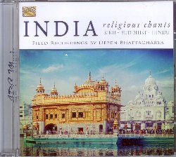 BHATTACHARYA DEBEN :  INDIA - RELIGIOUS CHANTS  (ARC)

Deben Bhattacharya (1921-2001)  stato un grande etnomusicologo, produttore di centinaia di film e programmi radio che hanno raccontato al pubblico la diversit e l'intrinseca bellezza che caratterizzano le varie culture musicali del mondo. Con una popolazione che supera il miliardo, l'India  la patria adottiva di fedi religiose come cristianesimo, ebraismo ed islamismo. India - Religious Chants, uno degli ultimi lavori realizzati da Deben Bhattacharya,  un meraviglioso album dedicato alle tradizioni musicali sikh, buddiste ed induiste, religioni che sono nate e cresciute in terra indiana. L'album propone al pubblico splendidi esempi di raga tipici della tradizione induista e di quella sikh, oltre alla pi austera, ma non meno coinvolgente, musica sacra buddista. Con registrazioni sul campo effettuate tra il 1954 ed il 1973, India - Religious Chants  un documento di grande valore artistico e scientifico che svela i segreti delle profonde sonorit spirituali delle tre grandi religioni del subcontinente asiatico.