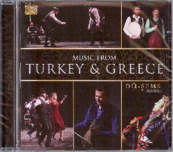 DU-SEMS ENSEMBLE :  MUSIC FROM TURKEY & GREECE  (ARC)

Il trio Du-Sems Ensemble si  formato nel 2010 ad Istanbul, in Turchia, con l'intenzione di far conoscere la musica tradizionale turca ad un pubblico internazionale. Il nome dell'ensemble  un omaggio al filosofo islamico turco Alpharabius (870-950) che scrisse la composizione D-Sems che significa doppio sole. La formazione presenta Music from Turkey & Greece, allegro e variopinto album che propone diverse forme musicali e danze diffuse in Turchia ed in Grecia come zeybek/zeibekiko, kasap havasi/hasapiko, karsilama/andikristos ed altre ancora. Con un libretto ricco di informazioni sulle composizioni, note biografiche sugli interpreti e le liriche di ciascuna traccia, Music from Turkey & Greece  un album alla scoperta del prezioso patrimonio musicale di due paesi vicini con culture che si sono contaminate ed arricchite a vicenda.