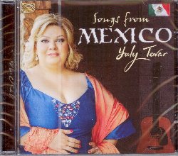 TOVAR YULY :  SONGS FROM MEXICO  (ARC)

Songs from Mexico propone waltz, bolero, ballate e huapango appartenenti alla tradizione messicana mariachi, interpretati con passione e sentimento dalla pluripremiata cantante Yuly Tovar, un'artista messicana originaria dello stato di  Michoacan. Tovar  conosciuta nel suo paese come un'importante interprete di musica mariachi, ma nel corso della sua lunga e proficua carriera si  avventurata anche in altri generi musicali come la ballata, il bolero, il norteno e la banda. In Songs from Mexico Yuly Tovar, definita la regina della musica messicana per il suo costante impegno nel far conoscere al mondo la tradizione musicale della propria terra, regala all'ascoltatore un'immersione nei colorati ritmi mariachi, un album imperdibile per chi  alla ricerca di sempre nuove porte da aprire per ampliare il proprio orizzonte musicale.