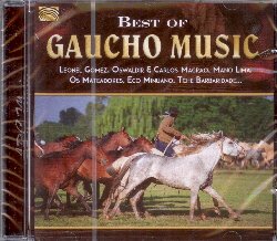 VARIOUS :  BEST OF GAUCHO MUSIC  (ARC)

mid-price - Il gaucho  il mandriano delle pampas dello stato di Rio Grande do Sul nel Brasile meridionale. Best of Gaucho Music propone una splendida selezione di canzoni vivaci in cui lo strumento principe  la fisarmonica, accompagnata da chitarra, basso e percussioni. A guidare l'ascoltatore in questo viaggio alla scoperta della cultura dei pastori latini ci sono interpreti eccellenti come Lionel Gomez, Oswaldir & Carlos Magrao, Mano Lima e molti altri ancora. Con Best of Gaucho Music casa Arc offre all'ascoltatore la possibilit di avvicinarsi ad cultura ancora poco nota, ma estremamente interessante, la cui musica dai ritmi allegri e ballabili cattura sin dal primo ascolto.