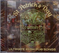 VARIOUS :  ST. PATRICK'S DAY - ULTIMATE IRISH PUB SONGS  (ARC)

mid-price - St. Patrick's Day - Ultimate Irish Pub Songs  il disco perfetto per festeggiare il Santo Patrono d'Irlanda. Con una playlist che comprende classici della musica irlandese come The Wild Rover, Spancil Hill e Irish Rover e molti altri ancora, l'album  la colonna sonora ideale per creare a casa propria l'atmosfera che si respira in un vero pub irlandese. St. Patrick's Day - Ultimate Irish Pub Songs  inoltre impreziosito da un libretto contenente i testi di tutti i brani proposti, in modo che, chi ha voglia, possa anche improvvisarsi cantante!