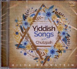 BRONSTEIN HILDA :  YIDDISH SONGS WITH CHUTZPAH  (ARC)

mid-price - Figlia di ebrei polacchi emigrati in Inghilterra, Hilda Bronstein  la direttrice dell'istituto di musica ebraica dove insegna un ricco ed interessante repertorio yiddish, promuovendo la conoscenza della cultura a cui appartiene. In Yiddish Songs with Chutzpah l'artista si esibisce insieme all'eccellente formazione Chutzpah, un eclettico gruppo di musicisti specializzato in musica ebraica e klezmer contaminata da interessanti sonorit swing. Il risultato finale  un disco in cui la tradizionale musica yiddish  arricchita con suggestioni appartenenti ad altri generi musicali. Yiddish Songs with Chutzpah propone alcuni brani in polacco, lingua madre dell'interprete, altri in litwisch, un dialetto lituano, meravigliose melodie tradizionali yiddish tra cui tanghi e canzoni per matrimoni, oltre a curiose versioni yiddish di brani da hit parade. Il disco di casa Arc  accompagnato da un libretto con interessanti informazioni sugli interpreti oltre ai testi originali dei brani in yiddish e la loro relativa traduzione in inglese.