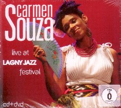 SOUZA CARMEN :  LIVE AT LAGNY JAZZ FESTIVAL (cd+dvd)  (GALILEO)

Dopo aver girato il mondo per presentare il suo ultimo acclamato album Kachupada (2012), Carmen Souza presenta un nuovo lavoro registrato dal vivo con il suo quartetto al Lagny Jazz Festival in Francia. L'album  arrichito da due brani inediti registrati in studio e accompagnato da un dvd che propone la registrazione integrale del concerto pi un 'dientro le quinte' e i video ufficiali dei brani Donna Lee e 6 on na Tarrafal. La voce di Carmen Souza l'ha portata ad essere paragonata a cantanti come Billie Holiday, Nina Simone, Cleo Laine, Eartha Kitt o Marie Daulne, ma il suo talento unico come cantante, autrice e musicista le ha permesso di creare il proprio paesaggio sonoro peculiare, con l'aiuto essenziale di Theo Pas'cal, suo collaboratore e produttore di lunga data. La sua miscela di ritmi africani e jazz contemporaneo l'ha portata a diventare una delle cantanti di jazz e world music pi amate in Europa, e questo lavoro conferma il suo straordinario talento.