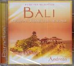 ANDREAS :  BALI - SPIRITUAL JOURNEYS OF THE WORLD  (PARADISE)

Con le sue spiagge di cristallina sabbia bianca e tramonti mozzafiato, Bali  senza dubbio una delle isole pi belle dell'arcipelago indonesiano. Ricca di storia, cultura, arte e spiritualit, questa terra  da molti considerata l'isola del Paradiso. In Bali - Spiritual Journeys of the World il sensibile musicista Andreas non si  limitato a catturare l'essenza dell'isola, ma ha anche fatto un bel ritratto della sua cultura tradizionale impregnata di magia ed antiche credenze. Con melodie delicate che aiutano a rilassarsi, Bali - Spiritual Journeys of the World trasmette a chi ascolta un piacevole senso di benessere e serenit.