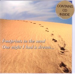 LLEWELLYN :  FOOTPRINTS IN THE SAND 1 - ONE NIGHT I HAD A DREAM... (cd card)  (PARADISE)

Footprints in the Sand 1 - One Night I had a Dream... (cd card) trae l'ispirazione da un toccante poema di Mary Stevenson che racconta il rapporto che lega l'uomo a Dio. Llewellyn ha selezionato alcune sue melodie contenute negli album Reiki Gold, Crystal Angels - Journey to the Archangels e Relaxation Music for Children - Crystal Child che ben rappresentano lo spirito del poema la cui versione completa  contenuta all'interno della card. Le Card di casa Paradise Music sono cartoline con stampa di alta qualit contenenti splendide immagini da inviare ad amici o da tenere per se stessi che anche contengono un cd con musiche appositamente selezionate tra le pi belle da quelle pubblicate dall'etichetta inglese.