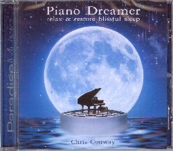 CONWAY CHRIS :  PIANO DREAMER  (PARADISE)

In Piano Dreamer il talentuoso Chris Conway, fra i pi apprezzati compositori dell'attuale panorama musicale dedicato al benessere psicofisico, ha focalizzato la sua attenzione sullo strumento che pi degli altri ama: il pianoforte. Piano Dreamer  un arazzo continuo di incantevole musica per pianoforte che emerge da un delicato sottofondo di strumenti esotici. L'album  composto da nove sezioni, che il compositore chiama sogni, ma ogni melodia scivola nella successiva senza interruzioni, simulando la fluida sequenza dei sogni. Piano Dreamer  un album ideale per rilassarsi e lasciarsi andare tra le dolci braccia di Morfeo.