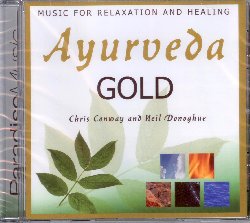 CONWAY CHRIS / DONOGHUE NEIL :  AYURVEDA GOLD  (PARADISE)

Nuovo capitolo della fortunata collana Gold, best seller di casa Paradise, Ayurveda Gold propone rilassanti musiche dedicate ai cinque elementi fondamentali della vita umana - aria, fuoco, terra, etere e acqua - che stanno alla base dei principi dellayurveda. Chris Conway e Neil Donoghue, con la collaborazione straordinaria di Mo Coulson e Zorpinda Zorpin, offrono una suggestiva miscela di strumenti esotici le cui melodie danno vita ad un onirico viaggio sonoro attraverso i cinque elementi. Colonna sonora perfetta per accompagnare le terapie ayurvediche, Ayurveda Gold favorisce un sano equilibrio tra le attivit di corpo e mente, tra mondo interiore ed ambiente esterno, condizione essenziale per il benessere psicofisico della persona.