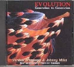 PRIMEAUX & MIKE :  EVOLUTION  (CANYON)

Un album di peyote songs accompagnate dal ritmo del sonaglio e delle percussioni ad acqua. Queste peyote songs  sono preghiere musicali della Chiesa Nativo Americana e sono composte ed interpretate da due tra i pi raffinati artisti nativi - Verdell Primeaux dei Sioux e Johnny Mike dei Navajo. Musiche armoniose e potenti che oltre a diffondere un'atmosfera di pace e serenit sono un valido aiuto per coloro che ricercano il proprio cammino spirituale. Dalle ricche e antiche tradizioni native nuove musiche per vivere al meglio i tempi moderni.