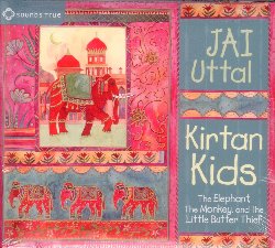 JAI UTTAL :  KIRTAN KIDS - THE ELEPHANT, THE MONKEY AND THE LITTLE BUTTER THIEF  (SOUNDS TRUE)

Poliedrico musicista nominato al Grammy nel 2003, Jai Uttal ha sempre regalato allascoltatore splendidi viaggi sonori alla scoperta delle tradizioni musicali orientali. Kirtan Kids  The Elephant, the Monkey and the Little Butter Thief  uno splendido album che permette ai bambini di avvicinarsi al canto devozionale di tradizione indiana. Con nove tra mantra e kirtan, sia in sanscrito che in inglese, ed un dolcissimo coro di bambini di varie et, Kirtan Kids  The Elephant, the Monkey and the Little Butter Thief  un album adatto alla famiglia, ideale per giocare, ridere, cantare, ballare e soprattutto per celebrare la bellezza della vita. Jai Uttal invita i genitori a cantare con i propri figli questi splendidi canti devozionali che saranno capaci di aprire il cuore e la mente ai misteri, ai miracoli ed allamore infinito che da sempre circondano luomo.