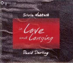 DARLING DAVID / NAKKACH SILVIA :  IN LOVE AND LONGING  (SOUNDS TRUE)

In Love and Longing  uno splendido album di musica d'arte, vivida ed orchestrale, ricca di sottili movimenti microtonali, che  allo stesso tempo un'ode all'amore ed un invito a provare a vivere un'intima comunione con l'universo che ci circonda. Con In Love and Longing la famosa compositrice e vocalista Silvia Nakkach ed il violoncellista David Darling, vincitore di un prestigioso Grammy Award, invitano l'ascoltatore ad intraprendere un viaggio sonoro in cui l'amore  al tempo stesso domanda e risposta, l'unica cosa in grado di aprire davvero il cuore dell'uomo. In queste delicate esplorazioni musicali che attingono a diversi luoghi, lingue e culture, le spirituali parti vocali di Nakkach dialogano con le luminose note dello strumento di Darling, dando vita ad un paesaggio acustico che evoca un caleidoscopio di emozioni e sensazioni che invitano l'ascoltatore a diventare un alchimista capace di vedere la musica trasformarsi in immagini e le immagini in poesia. Con Steve Gor al fluto, Kit Walker al piano e Christopher Willits alla chitarra, Darling e Nakkach hanno creato uno splendido album capace di rendere pi serene, rilassanti ed armoniose le nostre giornate.