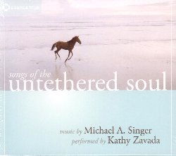 SINGER MICHAEL A. / ZAVADA KATHY :  SONGS OF THE UNTETHERED SOUL  (SOUNDS TRUE)

Michael A. Singer  l'autore del noto libro The Untethered Soul che in America ha raggiunto il primo posto tra i bestseller del New York Times e che in Italia  stato pubblicato con il titolo Spicca il volo - Supera i tuoi limiti e scopri le tue infinite possibilit. Kathy Zavada  una musicista e cantante specializzata in musica sacra che, attraverso la sua musica, ha sempre cercato di mandare un messaggio di pace ed amore. I due sensibili artisti americani si sono uniti per creare Songs of the Untethered Soul, un album che esprime il desiderio umano di essere liberi e di sperimentare il risveglio della coscienza. L'ispirato album di casa Sounds True propone otto suggestivi brani creati per calmare la mente ed aprire il cuore dell'ascoltatore. Con le note di pianoforte, basso, chitarra acustica, violoncello, leggere percussioni e le toccanti parti vocali interpretate da Kathy Zavada, Songs of the Untethered Soul  il perfetto corrispettivo musicale dell'apprezzato libro di Michael Singer.