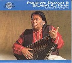 20 - ALI KHAN NAZAKAT & SALAMAT :  PAKISTAN / RAGA DARBARI KANARRA  (NETWORK)

Storiche registrazioni delle leggende della musica khyal e qawwali, i fratelli Nazakat e Salamat Ali Khan. In questo CD i Raga ed i Thumri sono accompagnati da tambura, tabla e sarangi e rappresentano un documento unico a causa della prematura scomparsa di Nazakat. Disse di loro il mitico Nusrat Fateh Ali Khan, responsabile pi di ogni altro artista dello sdoganamento in occidente della musica tradizionale dei sufi pakistani, ho imparato la maestria del canto qawwali canticchiando le musiche di Nazakat e Salamat Ali Khan; e da allora sono i miei idoli. Un documento di inestimabile valore per gli appassionati ed un ideale colonna sonora di un viaggio in Pakistan.