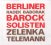 Berliner Barock Solisten :  Jan Dismas Zelenka / Georg Phillip Telemann  (Phil.harmonie)