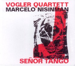 VOGLER QUARTETT / NISINMAN MARCELO :  SENOR TANGO  (PHIL.HARMONIE)

Marcelo Nisinman, famoso bandoneonista, compositore ed arrangiatore,  nato a Buenos Aires nel 1970. Insieme all'eccellente Vogler Quartett composto da Tim Vogler, Frank Reinecke, Stefan Fehlandt e Stephan Forck, Nisinman propone al pubblico Senor Tango, splendido ed originale album dedicato al tango e ad Astor Piazzolla, uno dei suoi migliori interpreti e compositori che  stato capace di far evolvere questo genere e di rinnovarlo, aprendo nuove prospettive musicali senza mai dimenticare la tradizione. L'album inizia con le Five Tango Sensations, che rappresentano la quintessenza del tango nuevo inventato da Piazzolla, ma propone anche il classico Adios Nonino che viene tuttavia proposto con un arrangiamento che si distacca dalla tradizione per seguire vie meno battute, oltre a Bordel 1900 e Caf 1930 che sono stati orchestrati perch originariamente composti per flauto e bandoneon, e molti altri indimenticabile classici. Registrato dal vivo il 30 novembre 2013 al Konzerthaus di Berlino, Senor Tango, cos dice Marcelo Nisinman,  per tutti coloro che pensano ancora che non sia possibile o che non sia corretto arrangiare la musica di Piazzolla.