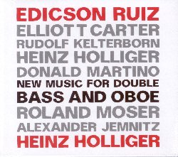 RUIZ EDICSON / HOLLINGER HEINZ :  NEW MUSIC FOR DOUBLE BASS AND OBOE  (PHIL.HARMONIE)

Il contrabbasso ha oggi principalmente due modalit espressive: nei repertori classico, jazz e della musica popolare svolge il ruolo tradizionale di accompagnamento, mentre quando lo strumento  solista al musicista  richiesta una particolare destrezza acrobatica. Tra questi due estremi si pone Edicson Ruiz, un coraggioso pioniere che negli ultimi anni ha fatto scoperte affascinanti che sono servite sia come ispirazione che come provocazione per la creazione di nuovi concetti musicali. Ad attirare la sua curiosit  stata la cosiddetta 'accordatura viennese', una storica accordatura solistica che veniva particolarmente usata durante il periodo classico viennese. New Music for Double Bass and Oboe contiene alcune composizioni con l'accordatura viennese che Heiz Holliger, Rudolf Kelterborn e Roland Moser hanno creato appositamente per Ruiz. Tale accordatura permette un suono particolarmente trasparente, una gestione pi maneggevole dello strumento oltre ad un'eccellente risonanza. Con Hollinger che in alcuni brani affianca Ruiz all'oboe, New Music for Double Bass and Oboe  un album che apre inaspettati nuovi sentieri musicali per questo affascinante strumento.