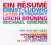 Petrowsky Ernst-ludwig /bruning Uschi / Griener Michael :  Ein Resume'  (Jazzwerkstatt)
