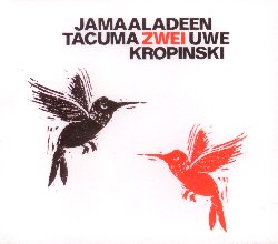 TACUMA JAMAALADEEN / KROPINSKI UWE :  ZWEI  (JAZZWERKSTATT)

Come racconta il musicista free-jazz inglese Jamaaladeen Tacuma, lui ed il bassista tedesco Uwe Kropinski si sono incontrati anni fa con l'idea di un concerto dal vivo in Germania e la registrazione di un demo a Philadelphia. Una volta realizzato, quel demo conteneva cos tanti elementi ed originali improvvisazioni che convinsero i due musicisti a creare un album di studio insieme. In questo modo nacque Zwei, album pubblicato dall'etichetta berlinese Jazzwerkstatt che unisce la forza creativa di due musicisti provenienti da due parti del mondo, con due culture musicali e due sensibilit diverse, ma che parlano la stessa lingua, il jazz. Zwei propone 4 originali di Tacuma, 9 di Kropinski oltre a Berliner Luft scritto a due mani.