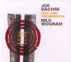 SACHSE JOE / WOGRAM NILS :  FREE AND TREMENDOUS  (JAZZWERKSTATT)

Il trombettista e compositore tedesco Nils Wogram ha raccontato di aver conosciuto prima la musica del chitarrista tedesco Joe Sachse e poi lui in carne ed ossa, durante il leggendario festival jazz di Clusone, vicino a Bergamo. Sachse e Wogram decisero subito che prima o poi avrebbero suonato insieme come duo e Free and Tremendous  la realizzazione di quel sogno artistico nato nella provincia lombarda. I due si sono ritrovati nell'agosto nel 2012 a Lipsia per registrare il loro primo concerto in duo: subito dopo averlo ascoltato la decisione di farlo pubblicare con la volont di condividere con il pubblico il loro magico sodalizio musicale. Free and Tremendous, con 6 brani, tutti originali di Sachse (chitarra e percussioni) e Wogram (trombone, melodica e canto armonico), scritti separatamente o a due mani,  la testimonianza di una profonda intesa artistica tra due grandi musicisti.